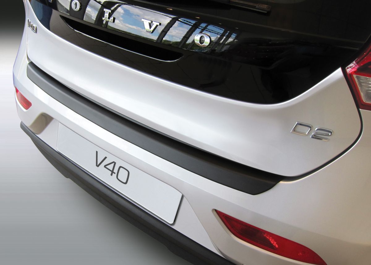 Накладка на задний бампер Volvo V40, 2012-2019