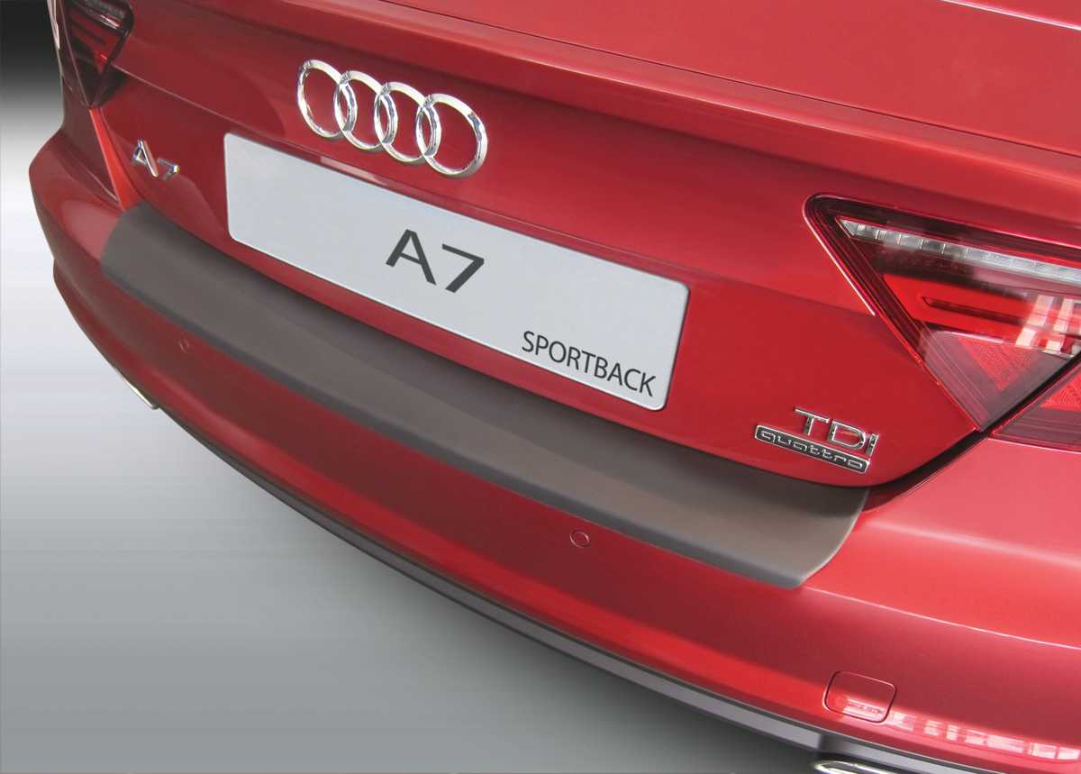 Накладка заднего бампера Audi A7/S7/RS 7, 5-ти дв. спортбек, 2016-2018