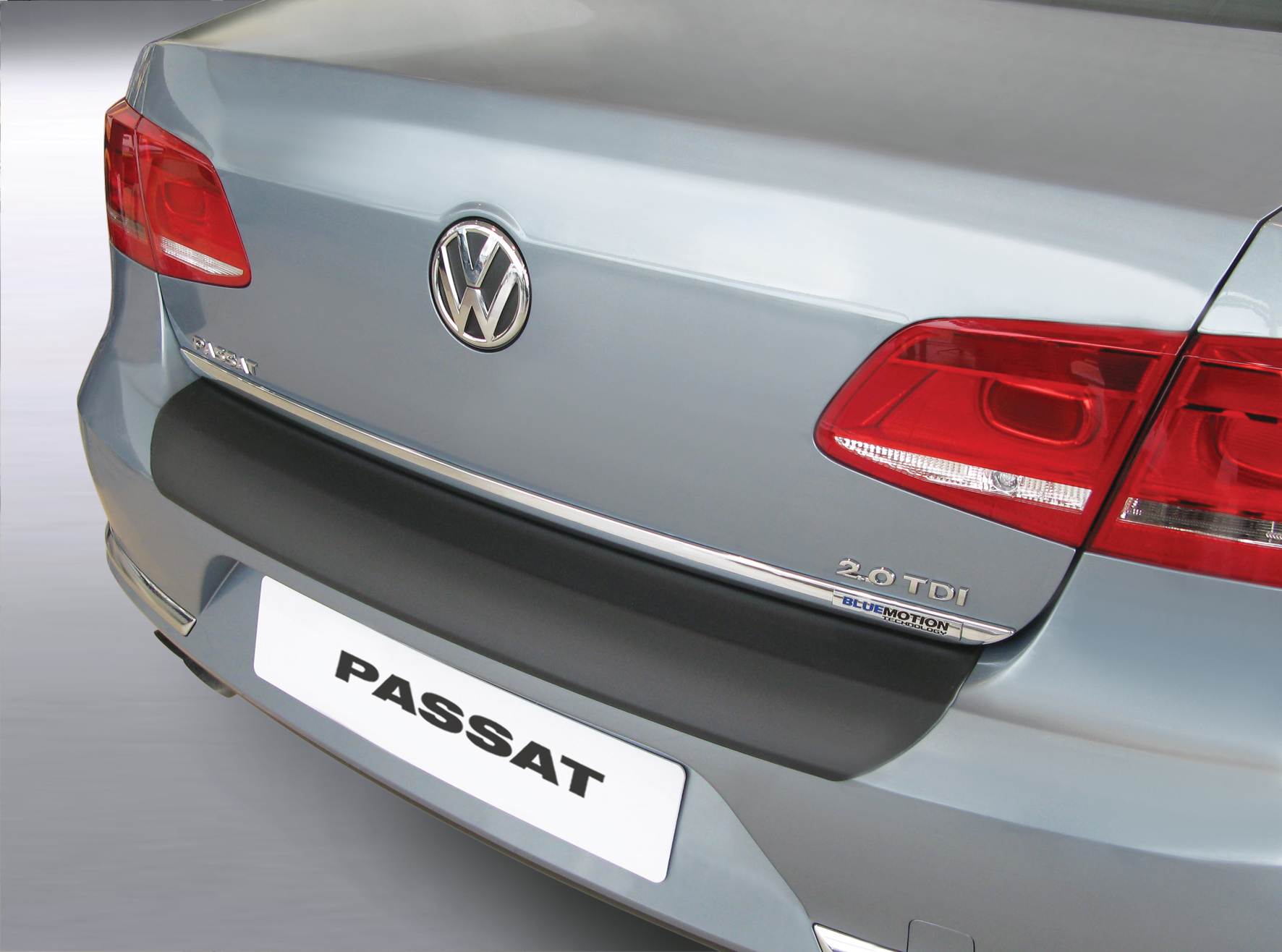 Накладка заднего бампера VW Passat B7, седан, 2011-2015