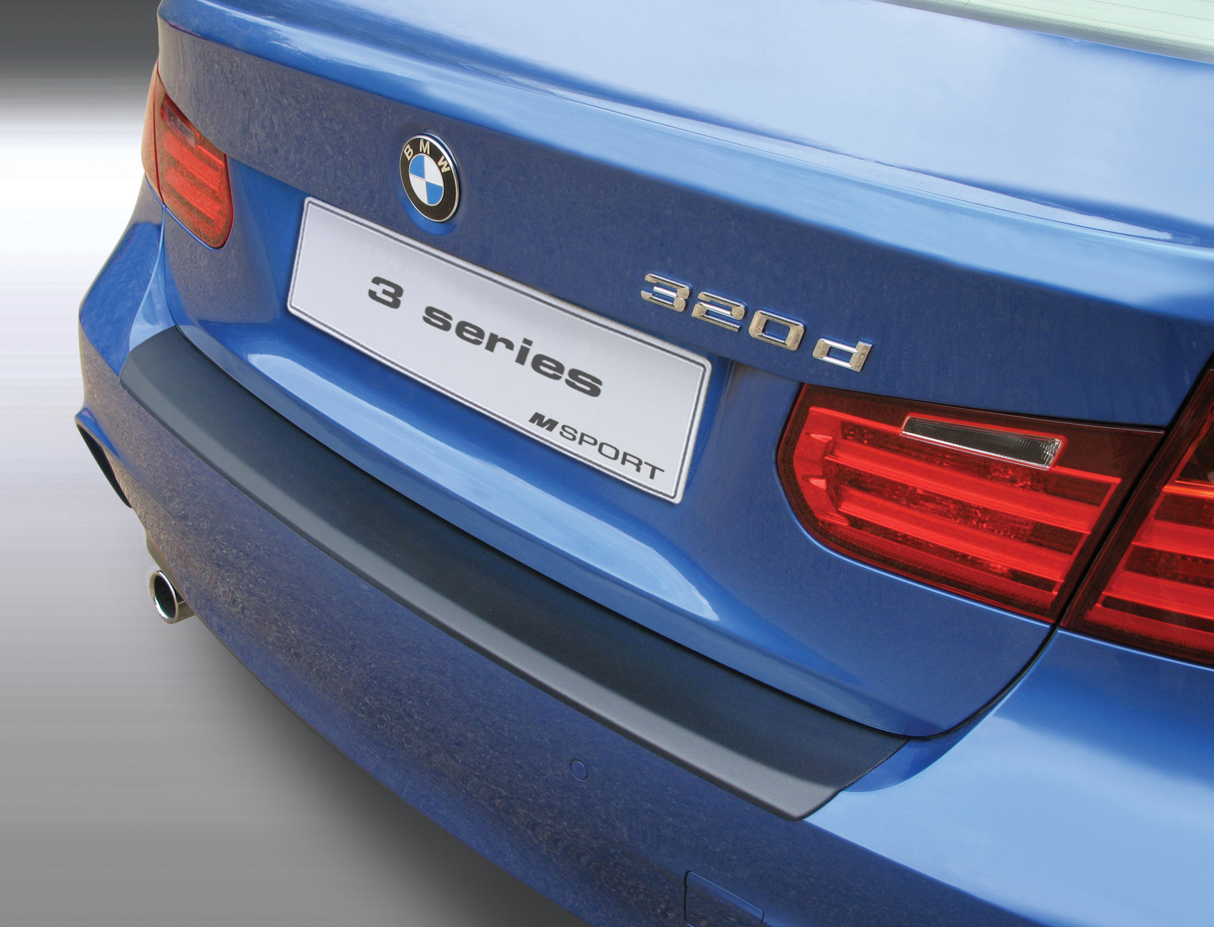 Накладка на задний бампер BMW 3 серии, седан ( F30), 2011-2020